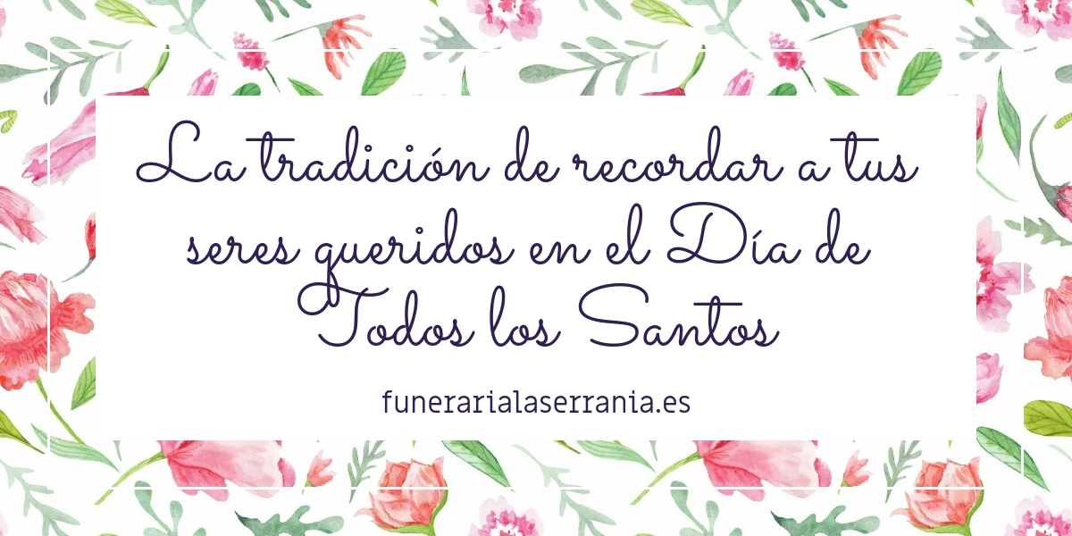 flores para todos los santos